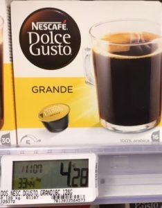 Nescafé Dolce Gusto Grande par 16 capsules