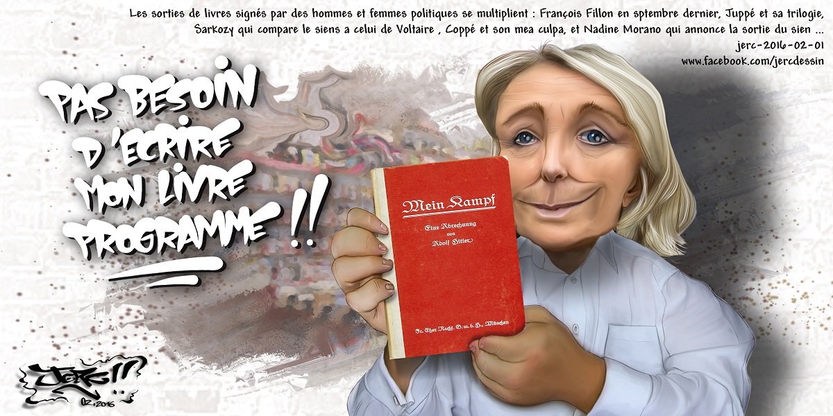 Marine Le Pen a déjà son livre-programme : Mein Kampf