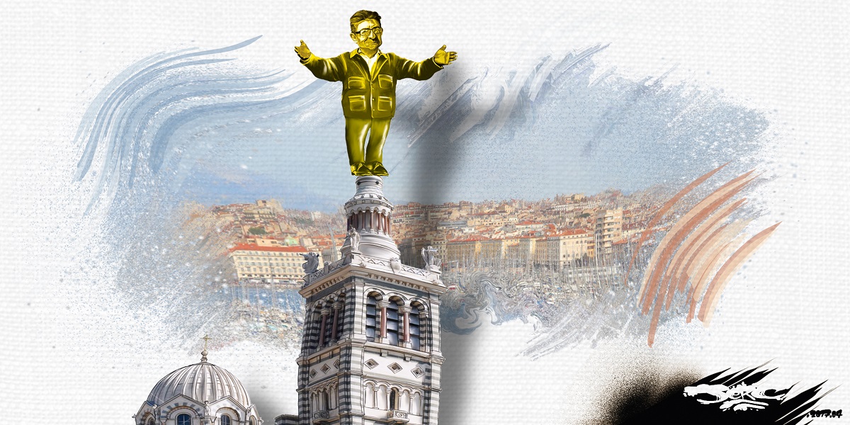 Une statue de Mélenchon en plein coeur de Marseille !
