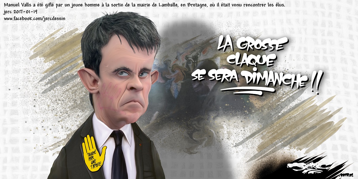 Manuel Valls se prend une baffe : Touché par une tapote !