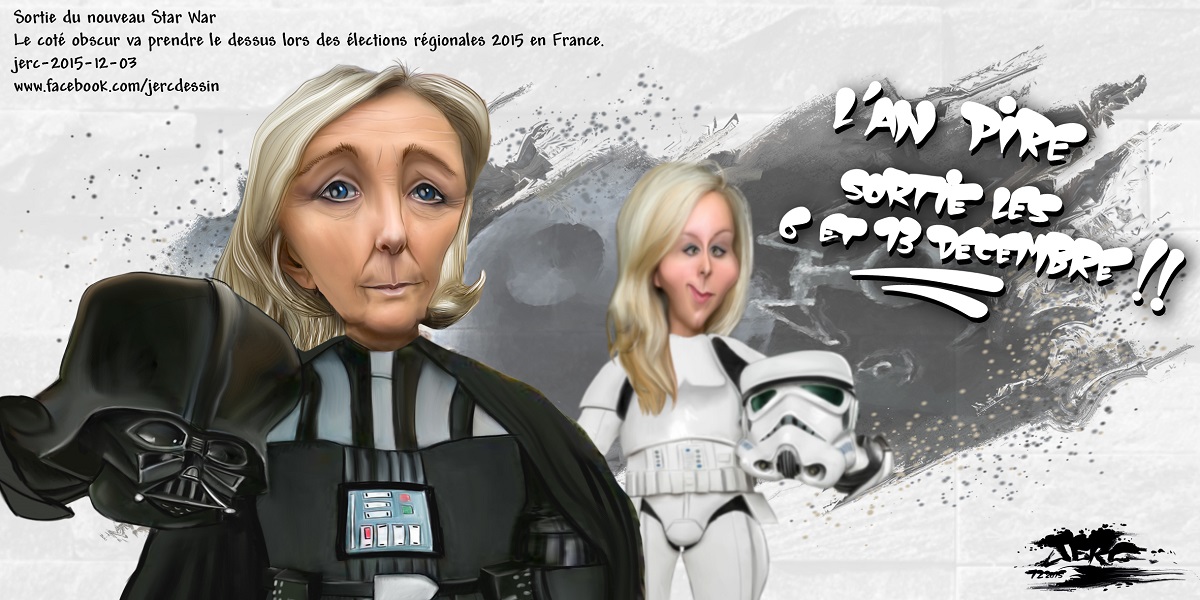 La famille Le Pen dans le prochain Star Wars : ils sont parfaits pour le côté obscur de la force !