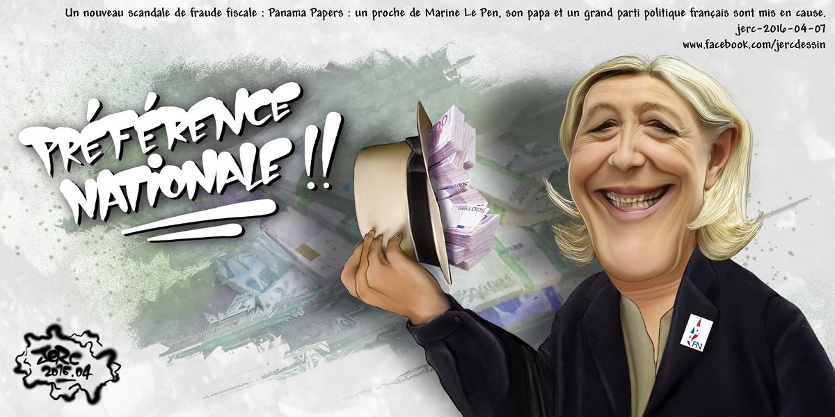 Marine Le Pen peut tirer son chapeau, l'affaire des Panama Papers rattrape le Front National