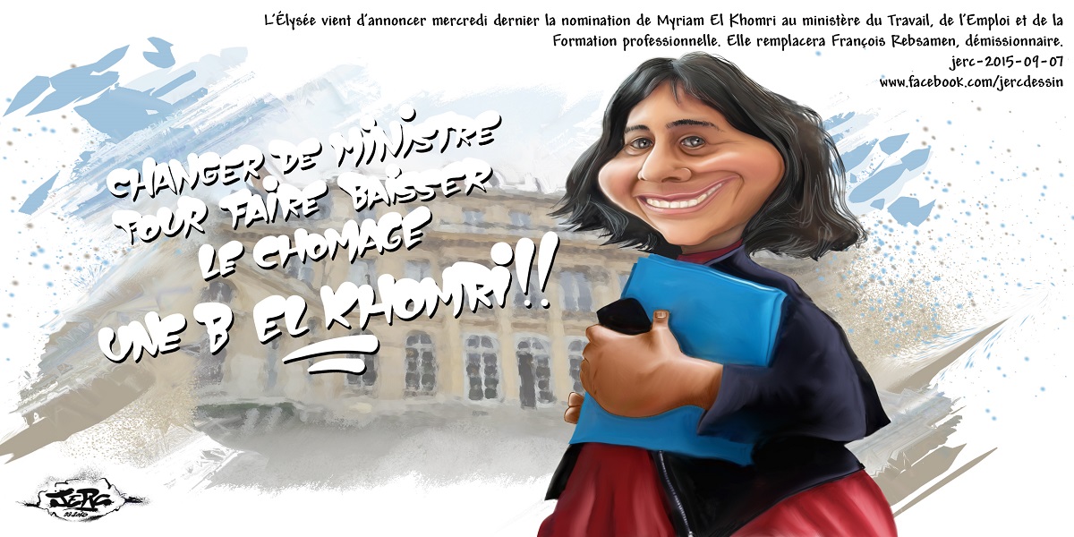Myriam El Khomri remplace François Rebsamen au MInistère du Travail