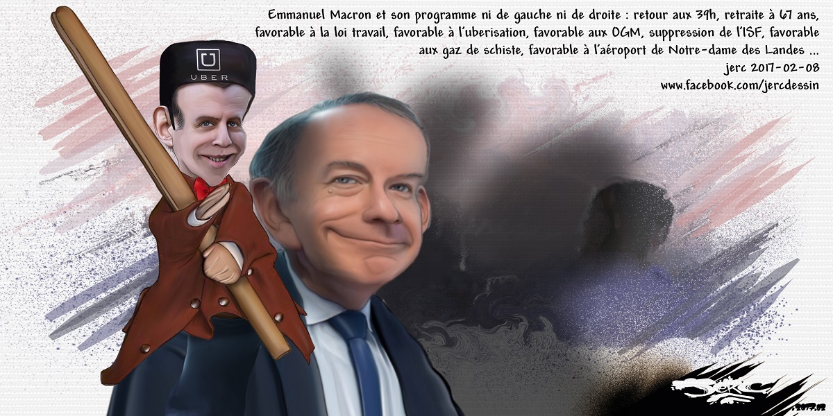 Emmanuel Macron, la marionnette du MEDEF et de Pierre Gattaz