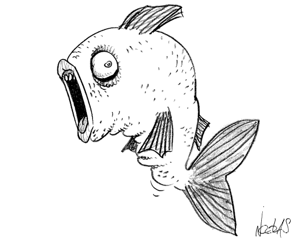 Un poisson tondu