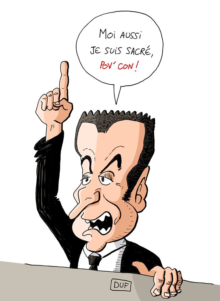 dessin d'actualité humoristique sur la contestation de la décision de la Cour d'Appel par Nicolas Sarkozy dans l'affaire Bygmalion