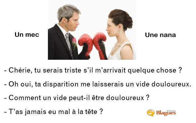 blague illustrée sur la vie de couple entre un mec et une nana