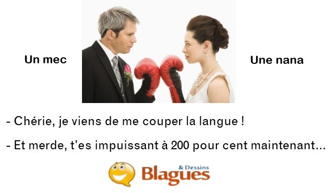 blague illustrée sur la vie de couple entre un mec et une nana