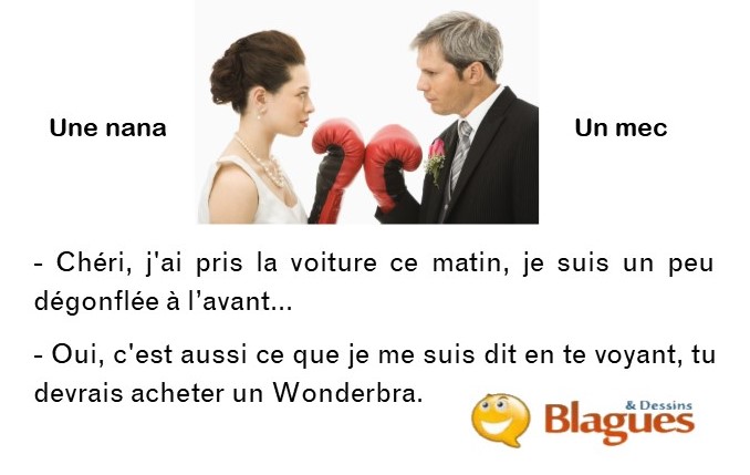 blague illustrée sur la vie de couple et la drague entre un mec et une nana