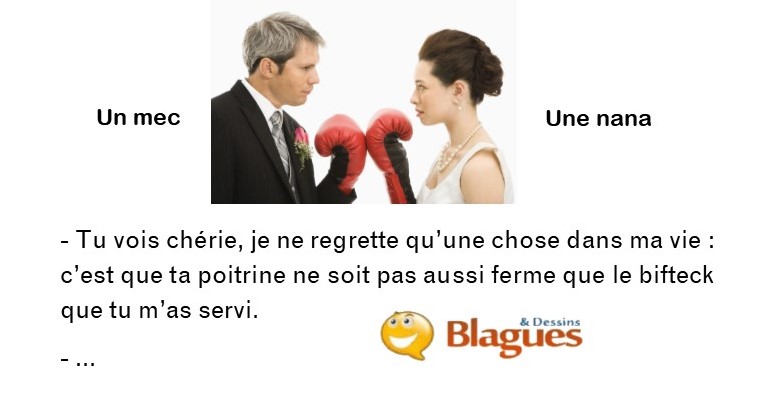 blague illustrée sur la vie de couple et la drague entre un mec et une nana