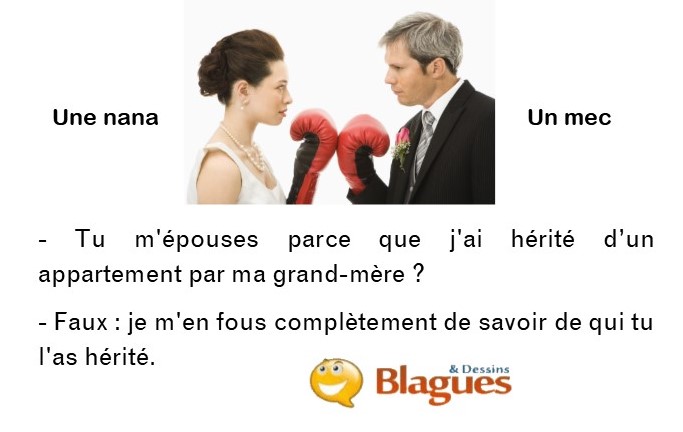 blague illustrée sur la vie de couple et la drague entre un mec et une nana