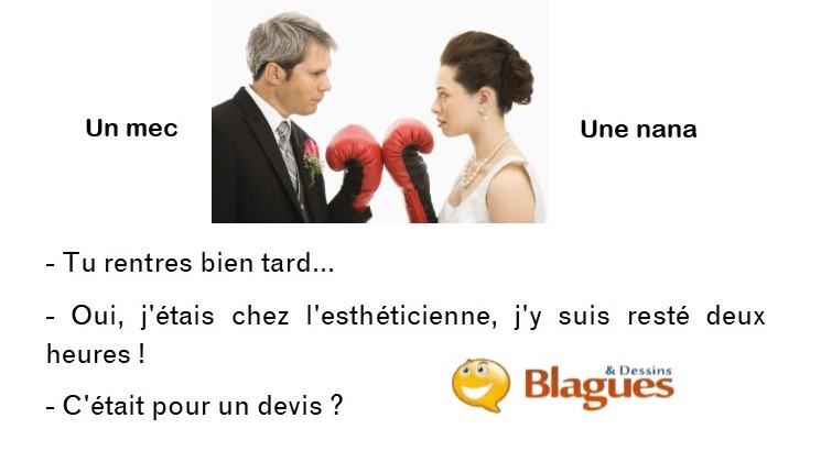 blague illustrée sur la vie de couple et la drague entre un mec et une nana