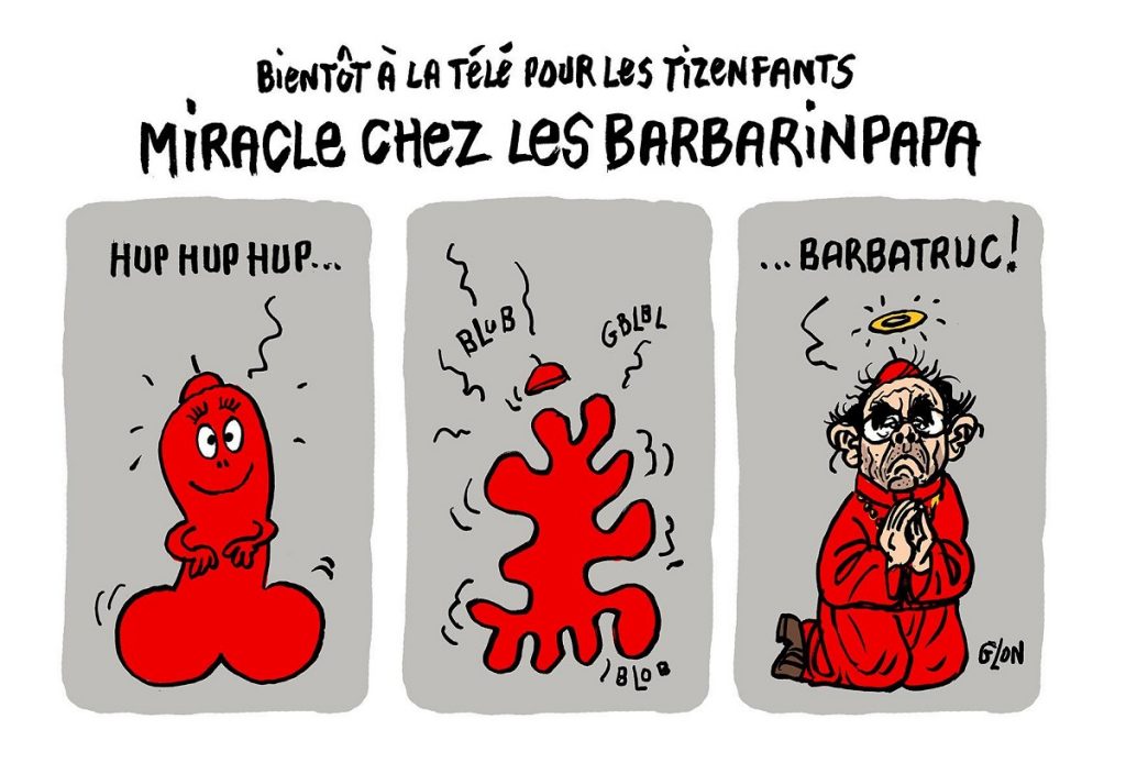 dessin d'actualité humoristique sur le procès du Cardinal Barbarin