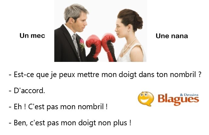 blague illustrée sur la vie de couple et la drague entre un mec et une nana