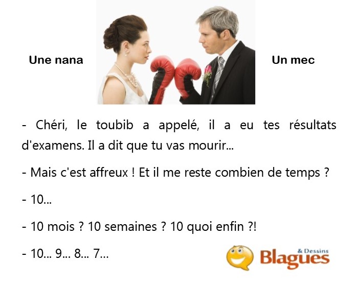 blague illustrée sur la vie de couple et la drague entre un mec et une nana