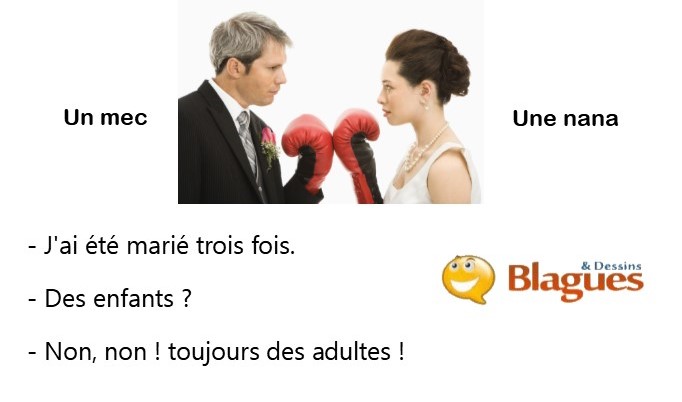 blague illustrée sur la vie de couple et la drague entre un mec et une nana