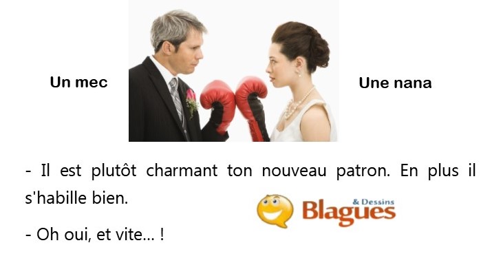 blague illustrée sur la vie de couple et la drague entre un mec et une nana