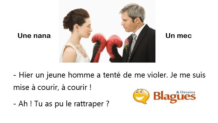 blague illustrée sur la vie de couple et la drague entre un mec et une nana