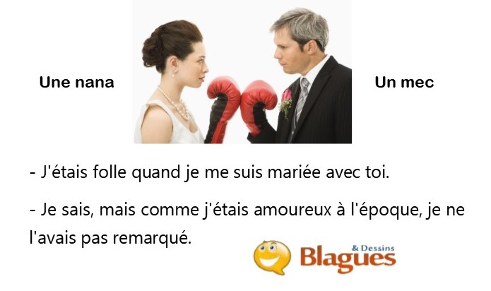 blague illustrée sur la vie de couple et la drague entre un mec et une nana