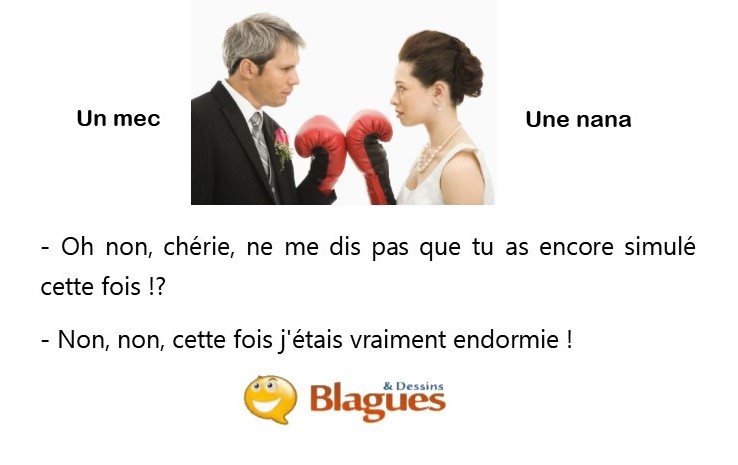 blague illustrée sur la vie de couple et la drague entre un mec et une nana