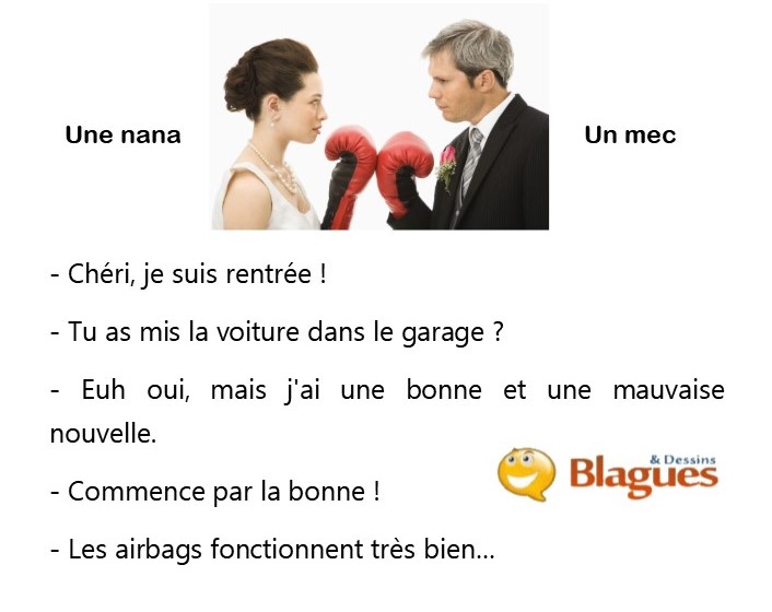 blague illustrée sur la vie de couple et la drague entre un mec et une nana