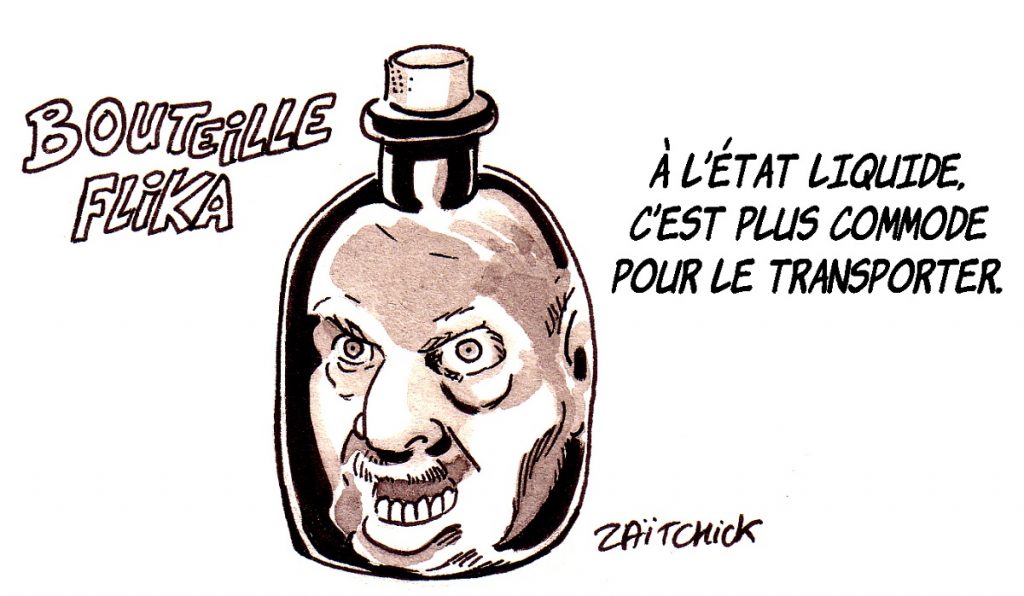 dessin d'actualité humoristique sur la candidature d'Abdelaziz Bouteflika aux présidentielles en Algérie