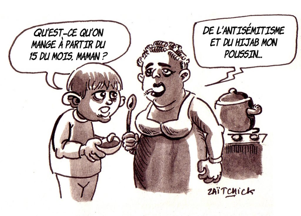 dessin d'actualité humoristique sur les vrais problèmes du quotidien