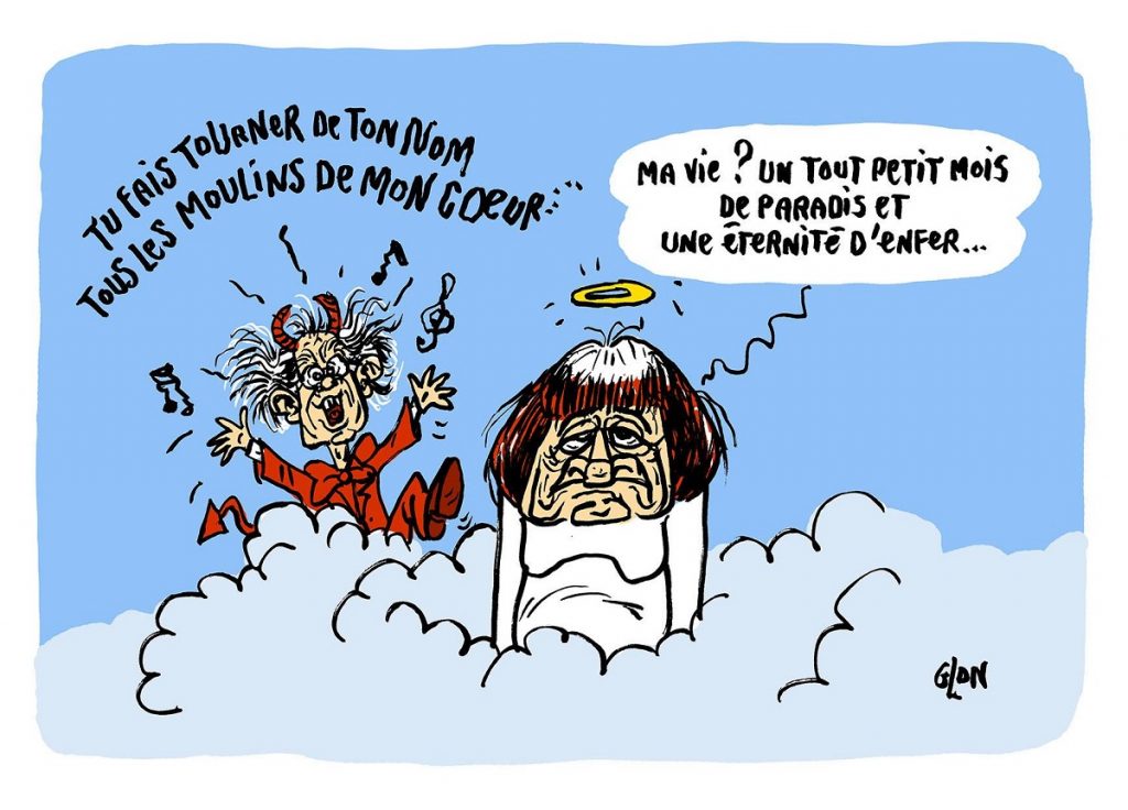 dessin d'actualité humoristique sur le décès d'Agnès Varda