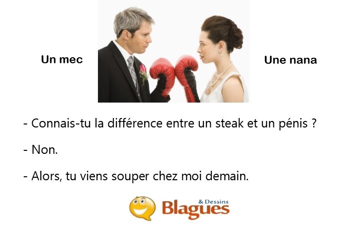 blague illustrée sur la vie de couple et la drague entre un mec et une nana