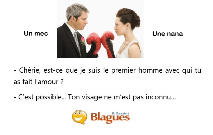 blague illustrée sur la vie de couple et la drague entre un mec et une nana