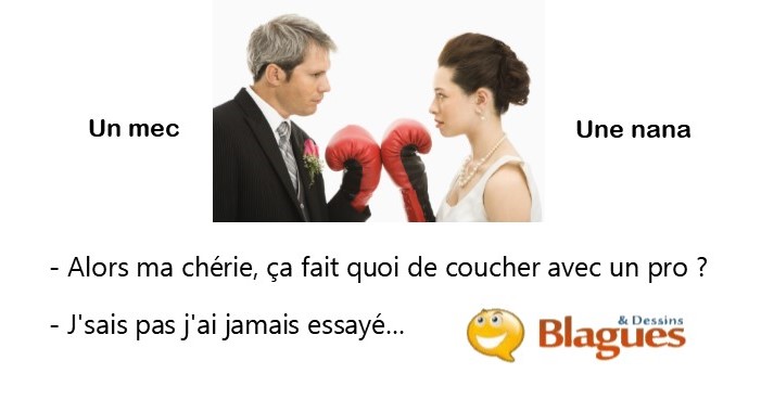 blague illustrée sur la vie de couple et la drague entre un mec et une nana