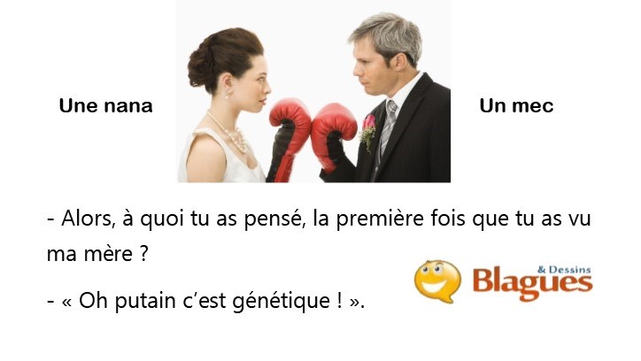 blague illustrée sur la vie de couple et la drague entre un mec et une nana