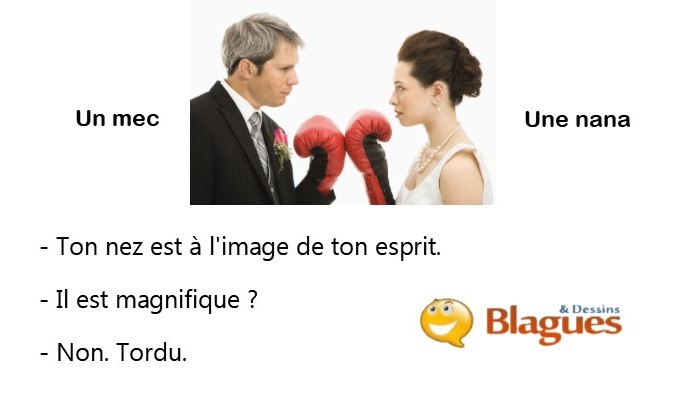 blague illustrée sur la vie de couple et la drague entre un mec et une nana