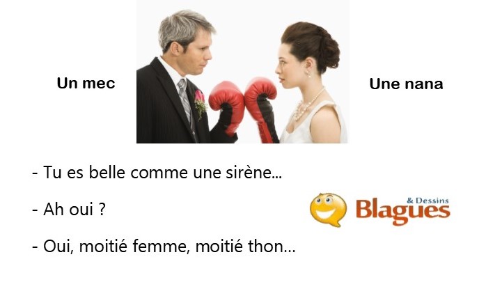 blague illustrée sur la vie de couple et la drague entre un mec et une nana