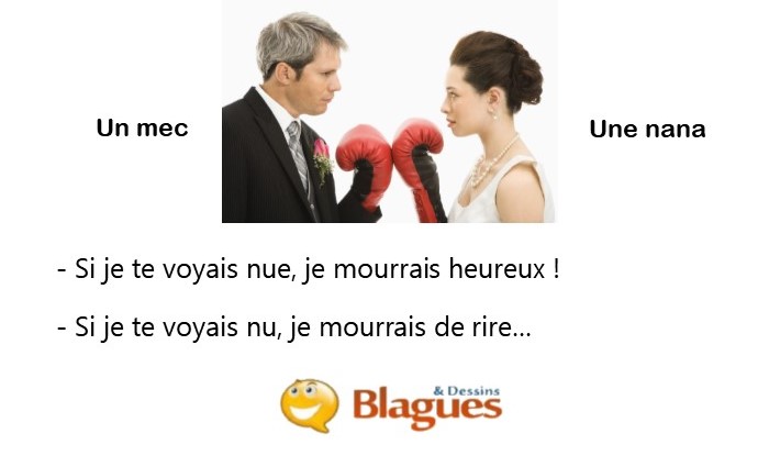 blague illustrée sur la vie de couple et la drague entre un mec et une nana