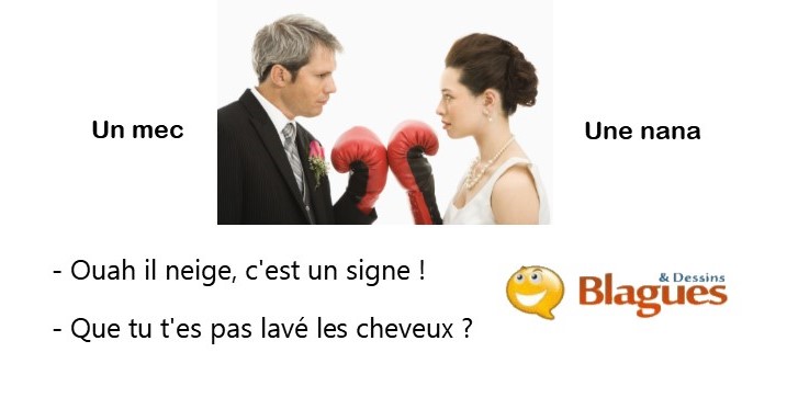 blague illustrée sur la vie de couple et la drague entre un mec et une nana