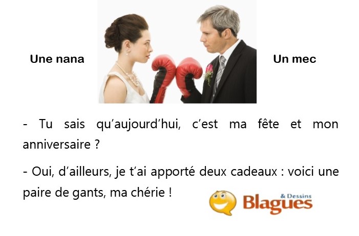 blague illustrée sur la vie de couple et la drague entre un mec et une nana