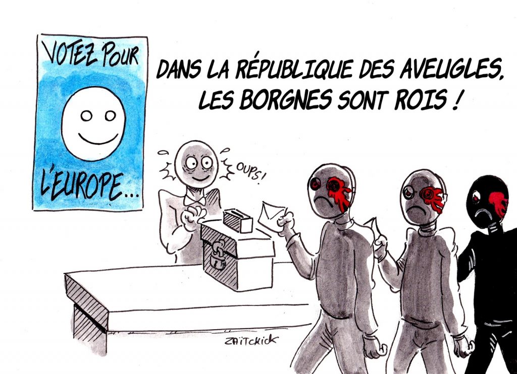 dessin humoristique sur les élections européennes