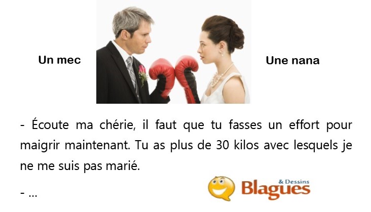 blague illustrée sur la vie de couple et la drague entre un mec et une nana