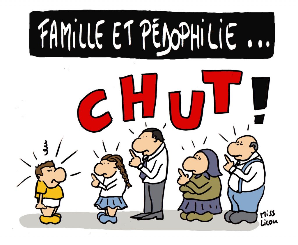 dessin de Miss Lilou sur la famille et la pédophilie