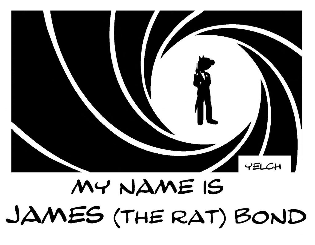 dessin de Yelch sur 007 alias James Bond