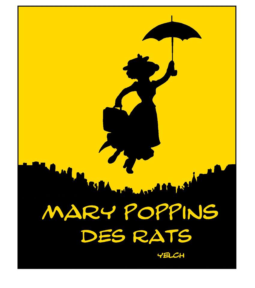 dessin de Yelch sur Mary Poppins