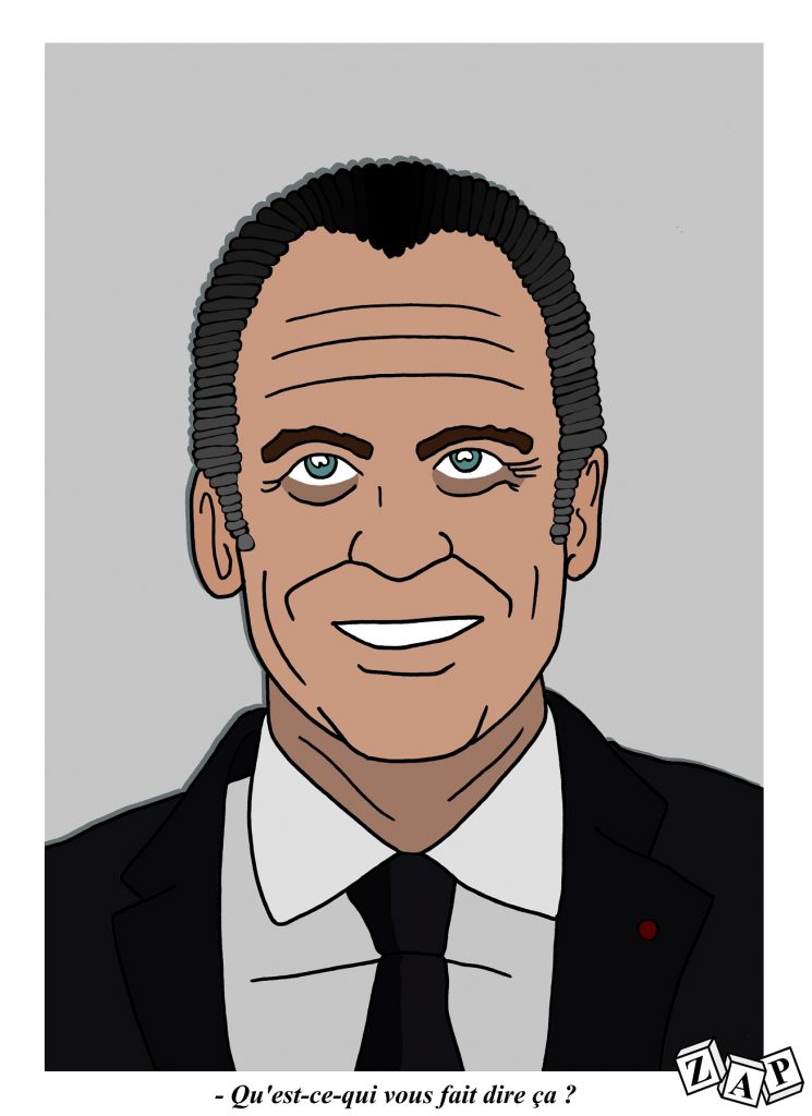 dessin d'actualité de Zap sur la Hollandisation d’Emmanuel Macron