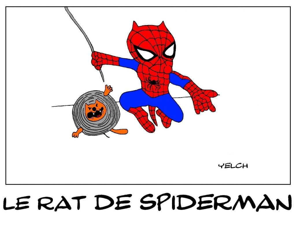 dessin de Yelch sur Spider-Man