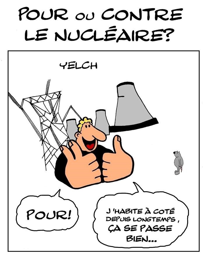 dessin de Yelch sur le nucléaire