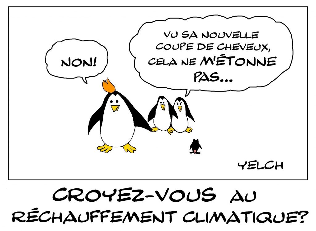 dessin de Yelch sur le réchauffement climatique