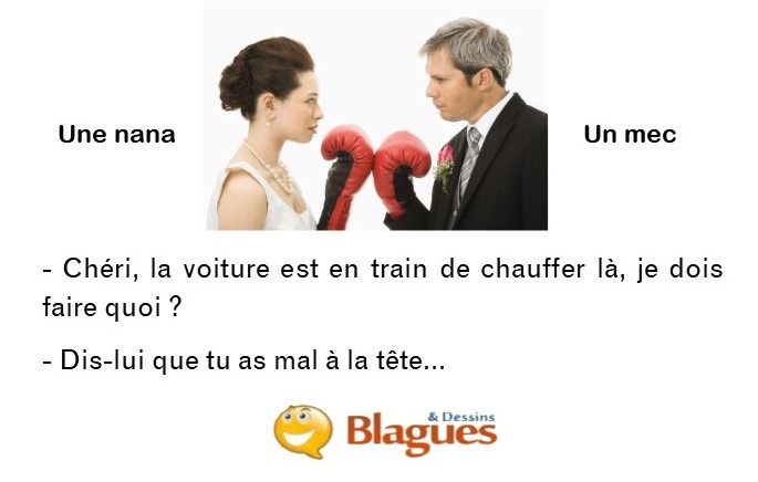 blague illustrée sur la vie de couple et la drague entre un mec et une nana