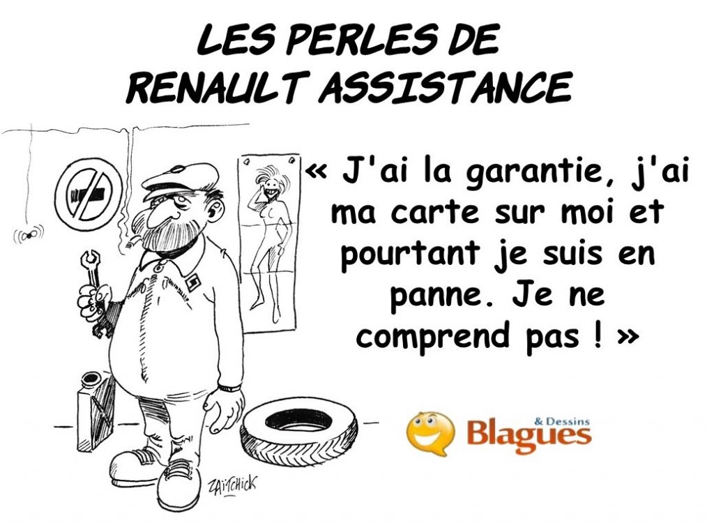 les perles de Renault assistance