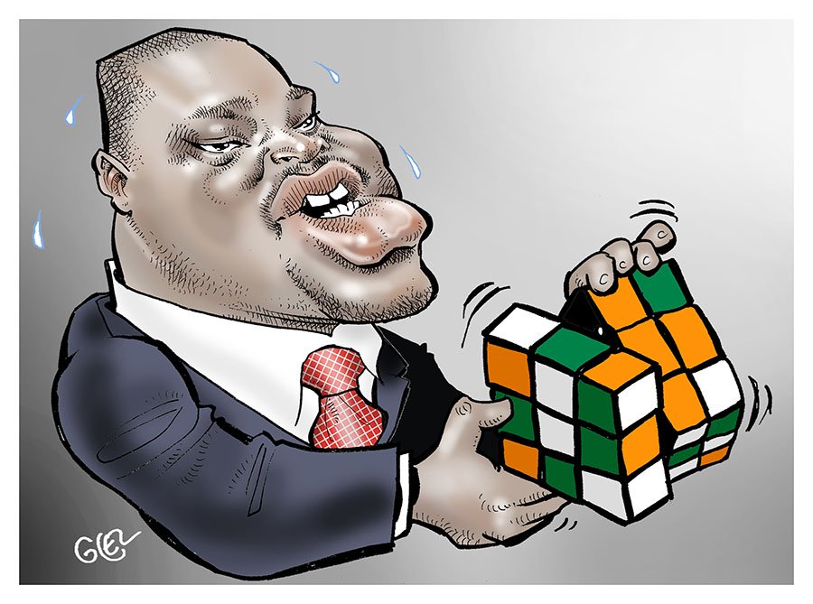 dessin humoristique de Glez les élections présidentielles en Côte d'Ivoire