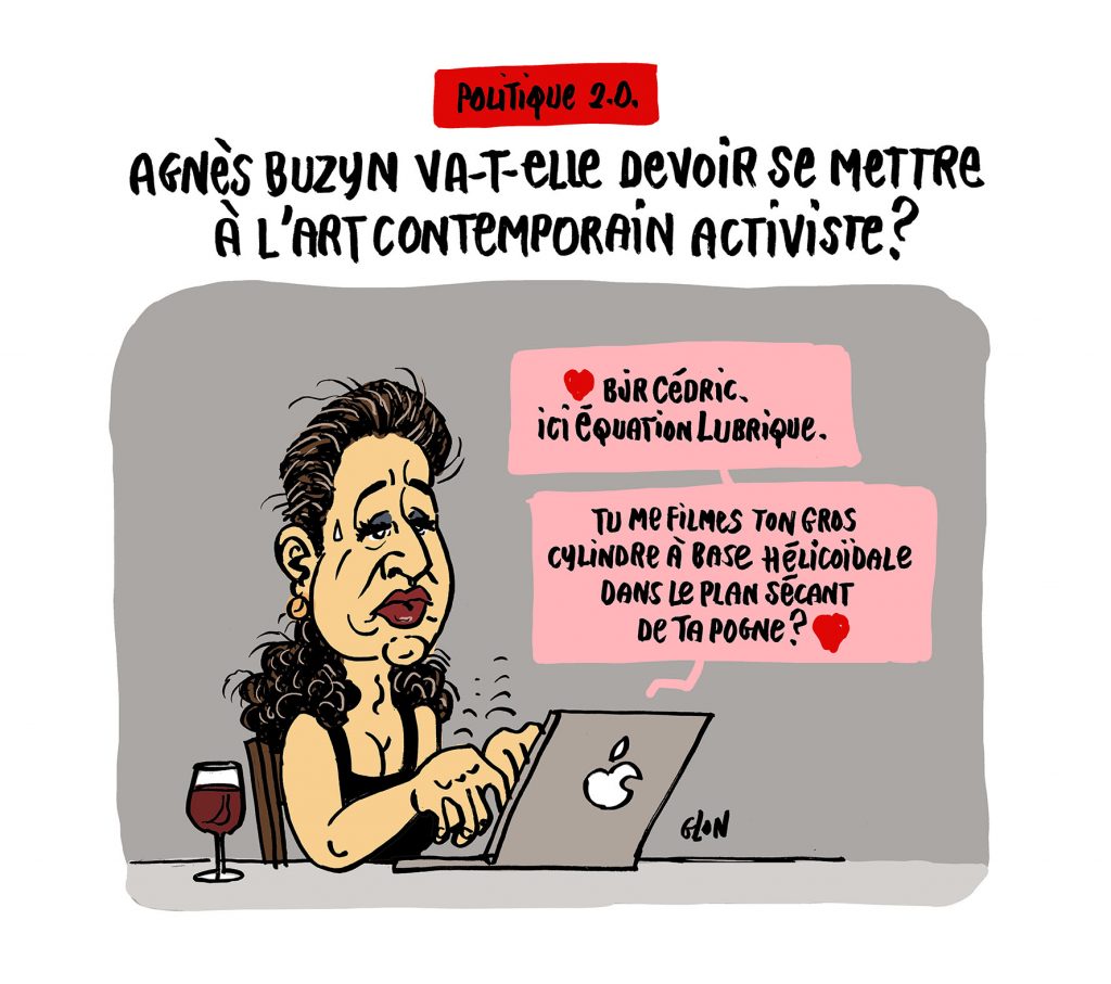 dessin humoristique de Glon sur la candidature d’Agnès Buzyn à la Mairie de Paris après la démission de Benjamin Griveaux